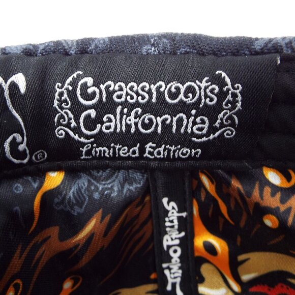 Grassroots California Limited Edition Snap Back Cap Jimbo Phillips Size S/M - Picture 7 of 11